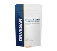 Debloat & Detox | As Seen on ITV's Dr Hilary | Bloating Relief | Liver Support | with Artichoke & Dandelion | 60 Vegan Capsules | 2-A-Day | DR.VEGAN®