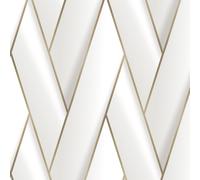 Debona Armando Herringbone Wallpaper in Off-White Debona Off-White