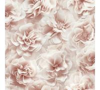 Debona Bloom Pink Wallpaper Floral Rose Glamorous Stylish Feature Wall