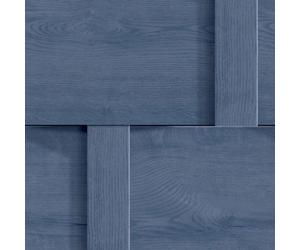 Debona Harrow Navy Blue Wood Panel Effect Wallpaper, Modern Contemporary - Code 6737; 10m x 0.53m, 64cm Straight Match