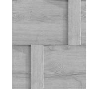 Debona Harrow Wood Weave Grey Wallpaper 6739