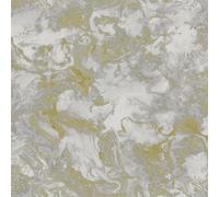 Debona Liquid Marble Grey & Gold Wallpaper 6364
