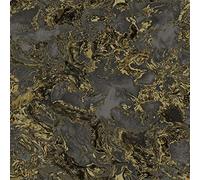 Debona Wallpaper 6357 Debona Liquid Marble Black