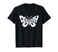 Deborah Butterfly - Personalized Cute Name Word Art T-Shirt