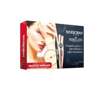 Deborah Milano Women's Gift Set, Inlcude Instant Maxi Volume Extra Black, Eyeliner 48 Hours Extra, Bracelet with Red Enamel Boule