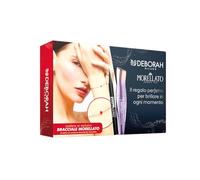 Deborah Milano Women's Gift Set, Inlcude Instant Volume Mascara, Eyeliner 48 Hours Extra, Bracelet with Red Enamel Boule