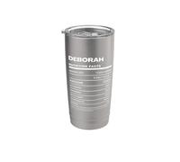Deborah Nutrition Facts Name Stainless Steel Insulated Tumbler