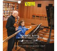 Accardo,Salvatore & Manzini,Laura - Music For Violin And Piano (Color Transparent Vinyl) [VINYL]