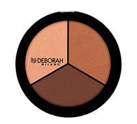Deborah Trio Palette Eye Shadow, Number 01, Fair