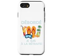 Débordé Je Suis à La Retraite Design Vacances Tropicales Case for iPhone SE (2020) / 7/8
