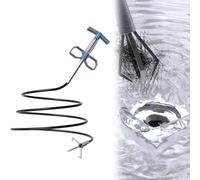 Déboucheur de Canalisation Cheveux - Extracteur Robuste 4 Griffes avec Flexible | Éliminateur de Bouchons de Cheveux pour Tuyauterie - Compatible Salle de Bain Cuisine Douche
