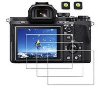 debous Screen Protector for Sony A7III A7II A7 III II A7M3 A7M2 A7SMII RX1 DSC-RX1 RII RX1R Cyber-Shot RX10 DSC-RX10 II III IV,0.3mm Anti-scratch High Clear 9H Hard Tempered Glass (2pcs)