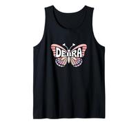 Debra Butterfly - Personalized Cute Name Word Art Tank Top