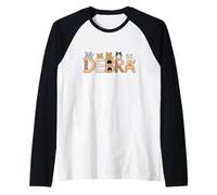 Debra Cat Trees - Personalized Cute Name Word Art Raglan Baseball Tee