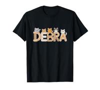 Debra Cat Trees - Personalized Cute Name Word Art T-Shirt