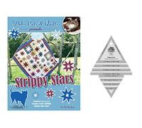 Deb's Cats N Quilts Bundle - The Strippy Stars Book & Creative Grids Strippy Stars Tool CGRDH2