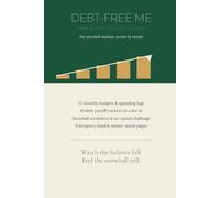 Debt-Free Me: Debt Payoff and Budget Tracker Using the Snowball Method - Debt Inventory, Payment Logs, No-Spend Challenges and Progress Pages