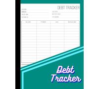 Debt Tracker: Simple Ledger Debt Tracker Book And Organizer | Money Debt Tracker Keeper Budgeting Financial Planning | Debt Payoff Planner