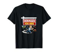 Debugger for Hire Funny Coding Real Estate Sign Design T-Shirt