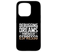 Debugging Dreams Powered By Espresso Programmer Case for iPhone 15 Pro