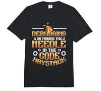 Debugging Finding The Needle in The Code Haystack Progammer Comfort Colors Adult Heavyweight T-Shirt