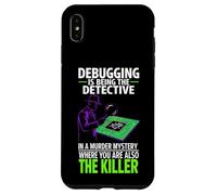 Debugging Is Being The Detective Programmer Code Case for iPhone XS Max