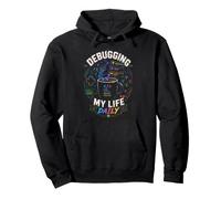 Debugging My Life Daily Gamer Coffee Mug Design Pullover Hoodie