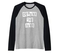 Debunk the Junk Raglan Baseball Tee