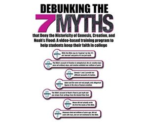 Debunking the Seven Myths that Deny the Historicity of Genesis, Creation, and Noah's Flood: A video-based training program to help students keep their faith in college