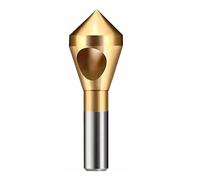 Deburring Chamfering Cutter Countersink Drill Bits Titanium Coated Smooth Hole Metal 90 Degree (Color : 15-20)