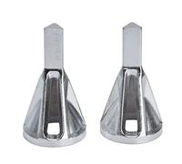 Deburring Chamfering Device with Triangular Handle, 2pcs Metal Chamfer Tool for Stainless Steel Copper Brass Aluminum - Quick Burr Removal, Easy Operation, Ideal for Metalworking