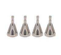 Deburring Drill Bit 1/4 Inch Hex Shank | 3 Holes High Speed Steel Deburring Tool for Metal/Wood/Plastic | 4PCS External Chamfer Tool Set