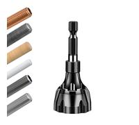 Deburring External Chamfer Tool, Professional Tungsten Steel Blade Deburrer with Hex Shank Bit Bolt Quick Release - Perfect for 3mm-20mm Pipes & Bolts - Heavy Duty Chamfering Drill Attachment for Smoo