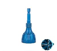 Deburring External Chamfer Tool with Tungsten Carbide, Deburring Chamfer Tool, External Internal Rotary Deburring & Chamfer Tool, Remove Burr Tools for Steel Screws, Bolts and Fasteners (Blue)