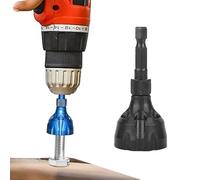 Deburring External Chamfer Tool with Tungsten Carbide,with Tungsten Carbide Blade,External Internal Rotary Deburring & Chamfer Tool, Remove Burr Tools for Steel Screws, Bolts and Fasteners (Black)