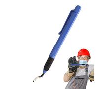 Deburring Tool - ABS Metal Build Form, Handheld Precision Cutting Design, Compact Burr Removal System, Lightweight Workshop Structure | Pipe Metal Edge Trimming Tool 11.8x1.5x1.5cm Portable Manual Fin