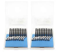 Deburring Tool Blades, 20Pcs High Speed Steel Trimming Knife Blade Replacement Cutter Head Deburring Blades for Scraping PVC Plastic Iron BS1010