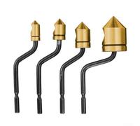 Deburring Tool M2 HSS Chamfer BC6301-BC1651 Manual Edge Burr Removal for Metal Pipe Wood Plastic 90 Degree 56mm Gold Black(BC1041)