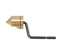 Deburring Tool M2 HSS Chamfering BC6301-BC1651 for Metal Pipe Edge Burr Removal Hand Held Manual Deburrer Kit 56mm Gold Black(BC1651)
