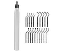 Deburring Tool with 10/20Pcs Cutter 360 Degree Rotary Head Deburring Tool for Metal Resins Printing Wood for Metal