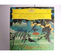 DEBUSSY, Claude: Prelude a l'apres-midi d'un faune; La Mer -- Herbert von Karajan (cond), Berliner Philharmoniker, Karlheinz Zoller (flute) -- Deutsche Grammophon () Printed in Germany -- [Vinyl] DEBUSSY; RAVEL and HERBERT VON KARAJAN