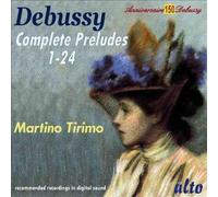 Debussy:complete Preludes 1-24 - Martino Tirimo Compact Disc