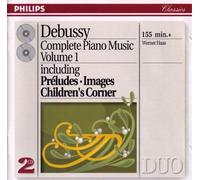 DEBUSSY/WERNER HAAS - COMPLETE PIANO MUSIC VOL.1 (1 CD)