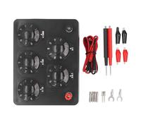 Decade Box, Adjustable Decade Resistor 0-9999 Ohm Variable Box Variable Decimal Lab Resistor Substitution Box