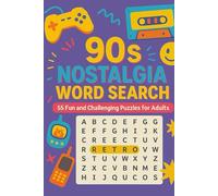 Decade Word Search: 55 Fun and Challenging Puzzles for Adults: Relive the Decades with Word Searches Featuring 90s Music, TV Shows, Slang, Pop ... Brain Game for Adults, Seniors & Teens