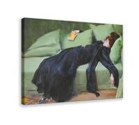 Decadent Young Woman after The Dance Canvas Poster Wall Art Decor Print Picture Paintings for Living Room Bedroom Decoration 20x30inch(50x75cm)