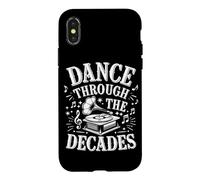 Decades Of Dance Retro Dance Moves Dance Enthusiast Dance Case for iPhone X/XS