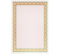Decadry A4 115gsm Certificate Paper - Shell Orange/ Turquoise (Pack of 70)