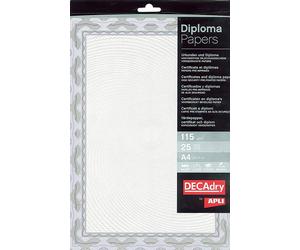 Decadry A4 Crtificte Ppr Bl Pack 25