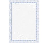 Decadry Border Certificate A4 Paper 115gsm Blue (Pack of 25) OSD4040
